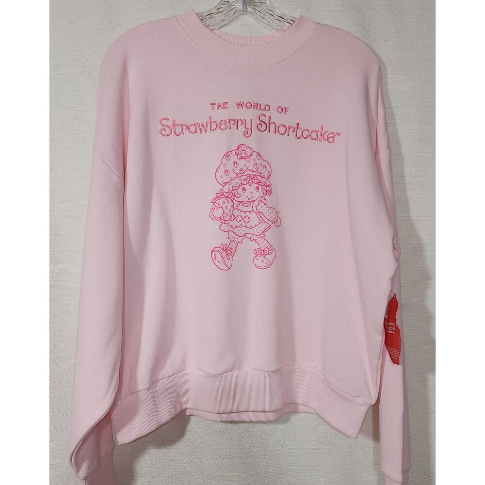 Strawberry shortcake pink sweatshirt women's size small